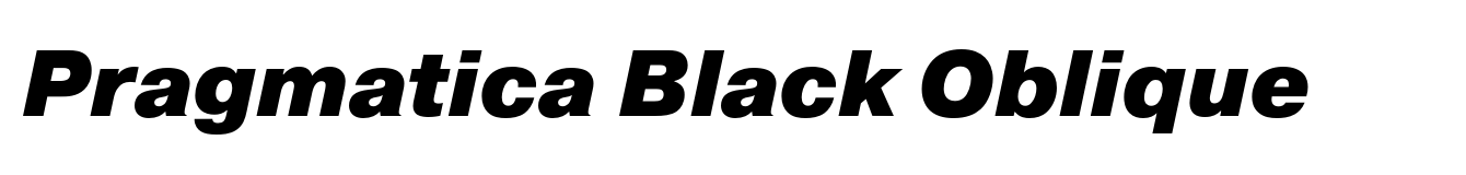 Pragmatica Black Oblique image